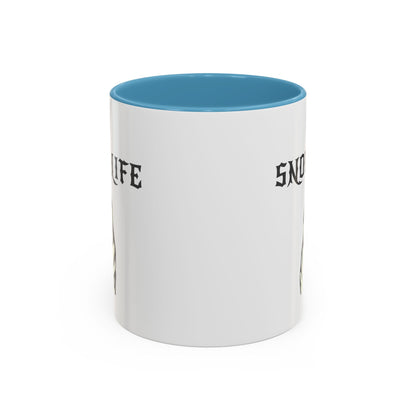 Snort Life Coffee Mug with Cute Pug Design