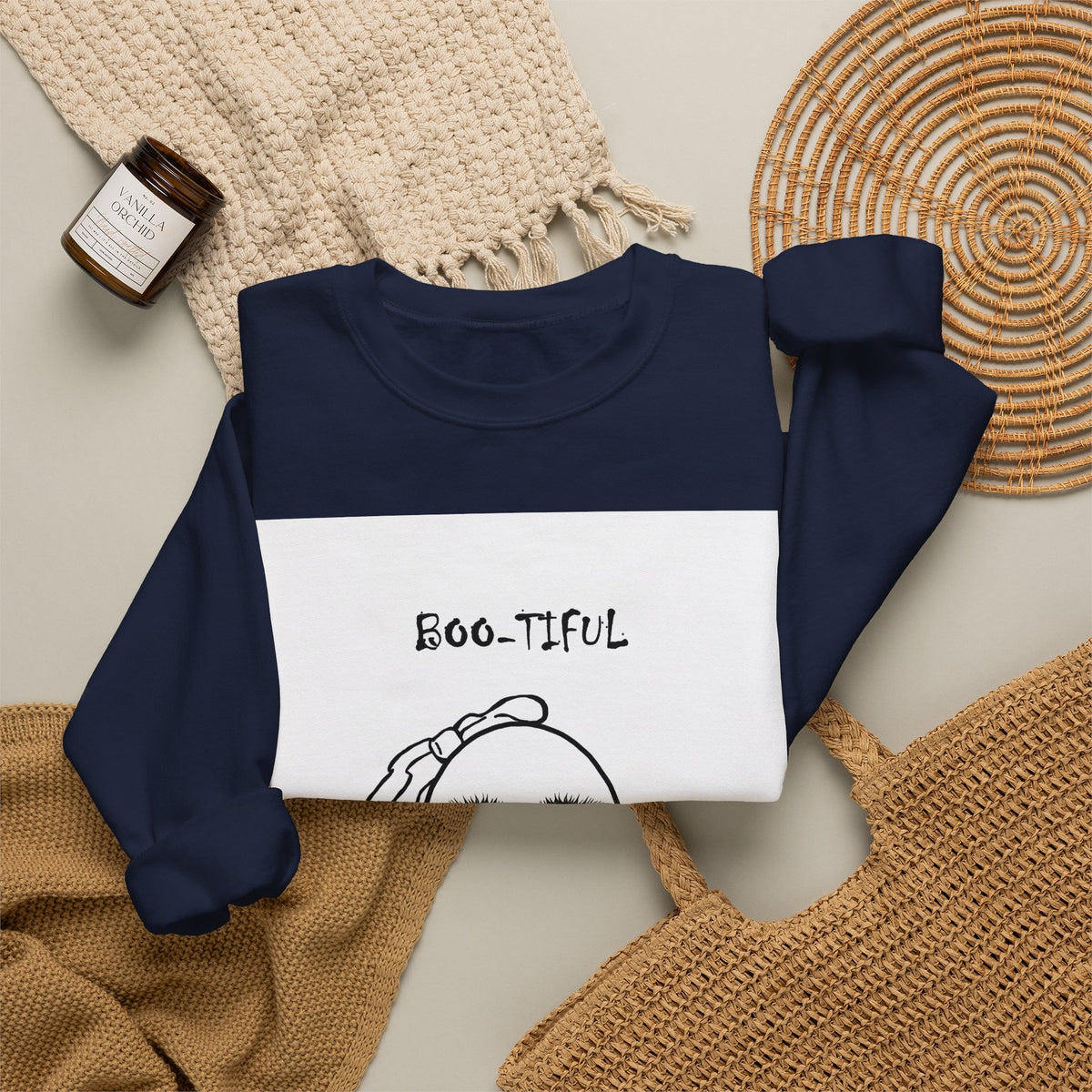 Boo-Tiful Ghost Crewneck Sweatshirt