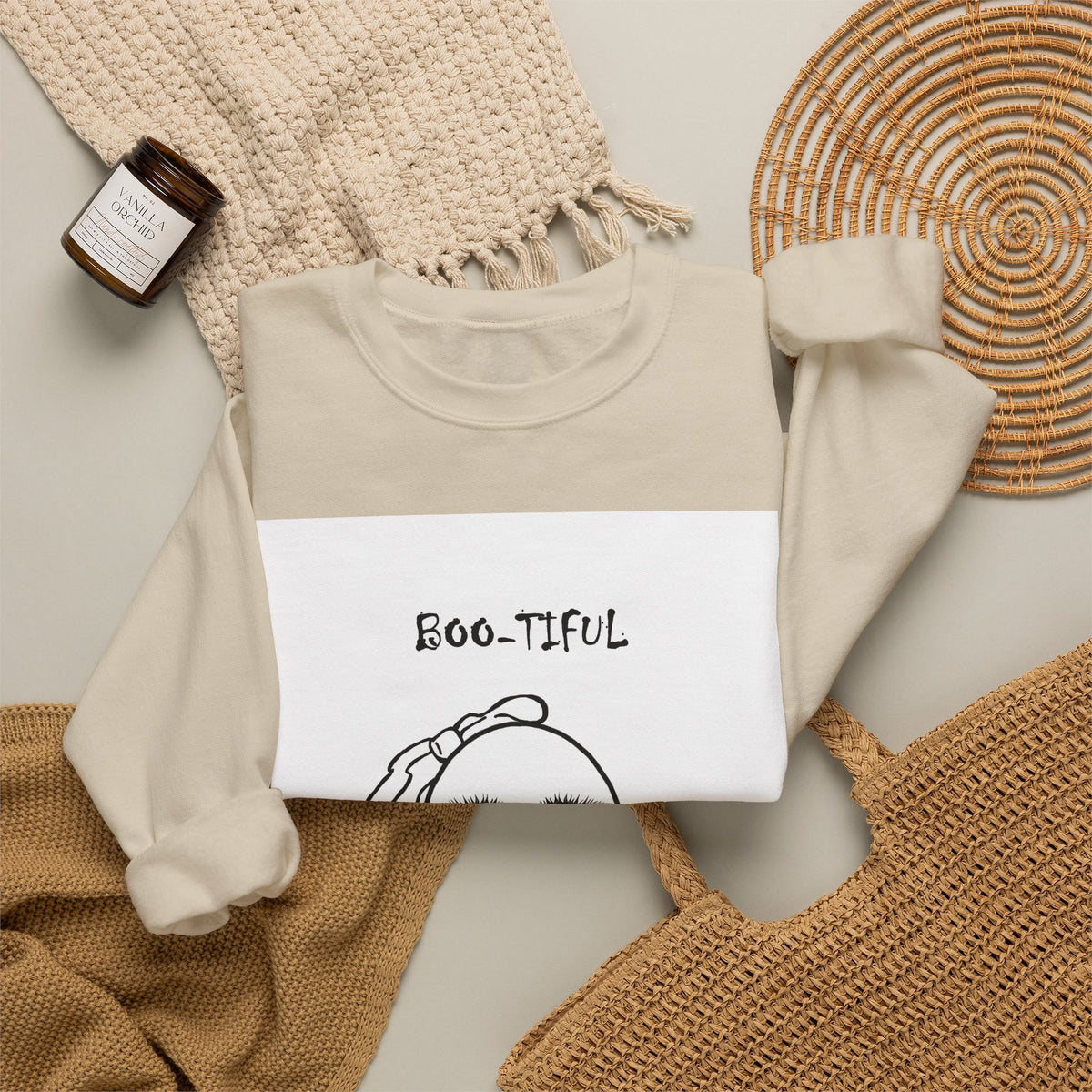 Boo-Tiful Ghost Crewneck Sweatshirt