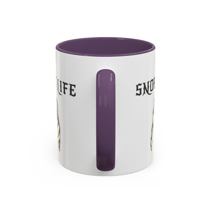 Snort Life Coffee Mug with Cute Pug Design