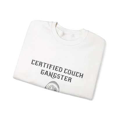 Certified Couch Gangster Pug Sweatshirt