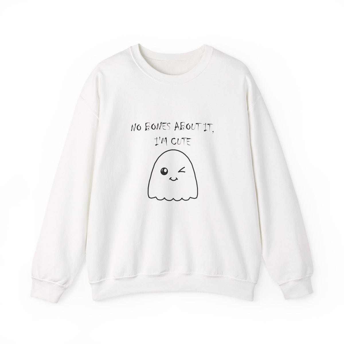 No Bones About It, I’m Cute Ghost Crewneck Sweatshirt