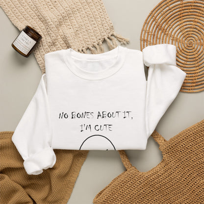 No Bones About It, I’m Cute Ghost Crewneck Sweatshirt