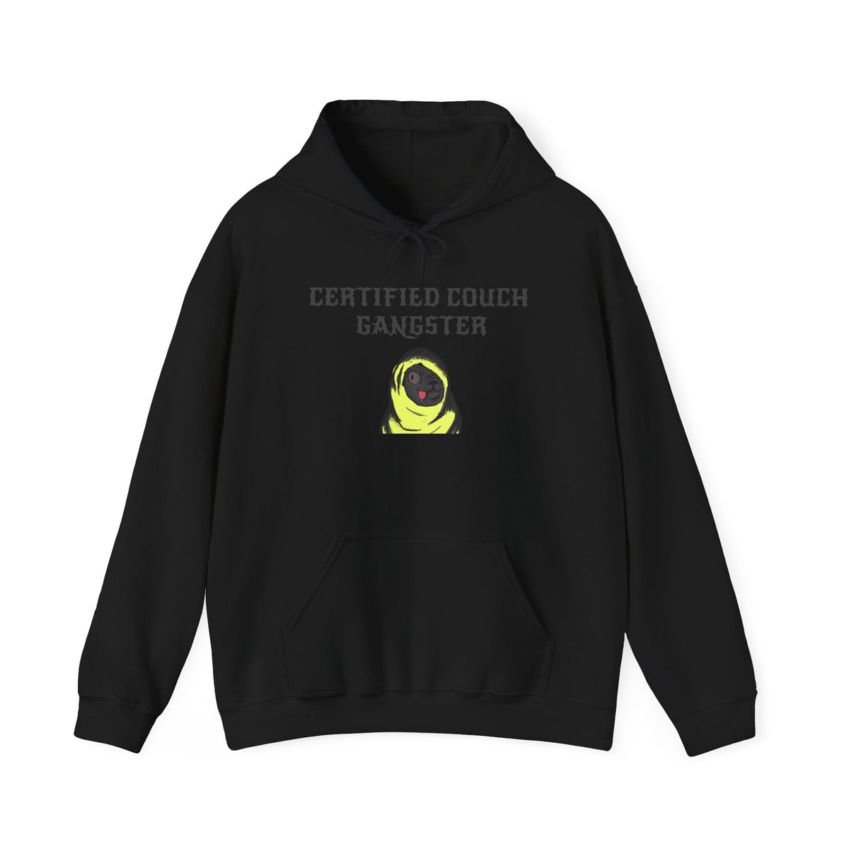 Certified Couch Gangster Graphic Hoodie