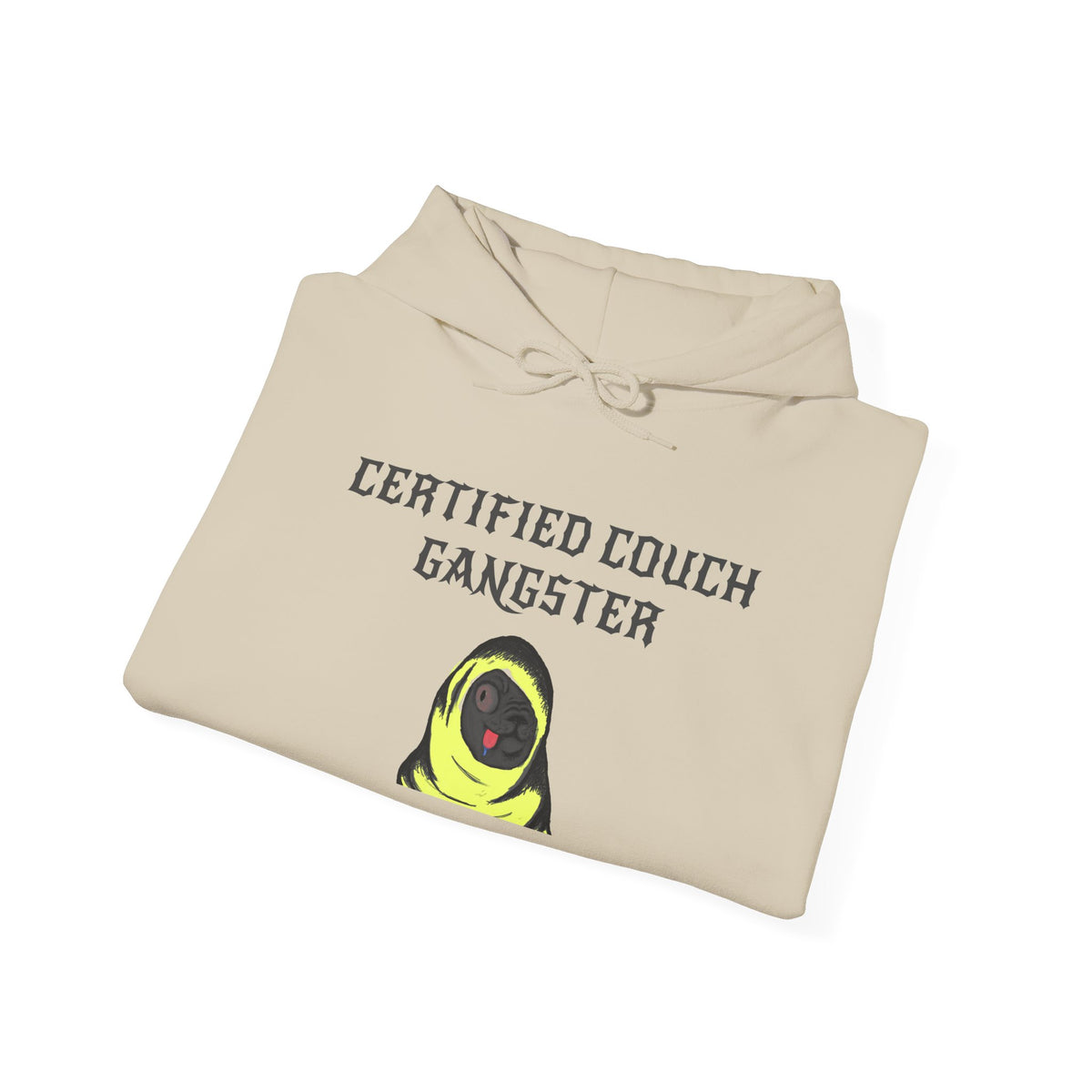 Certified Couch Gangster Graphic Hoodie