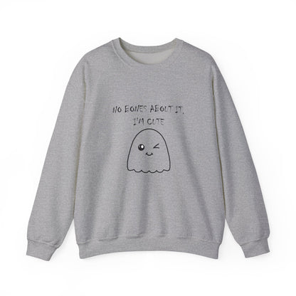No Bones About It, I’m Cute Ghost Crewneck Sweatshirt
