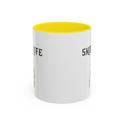 Snort Life Coffee Mug with Cute Pug Design