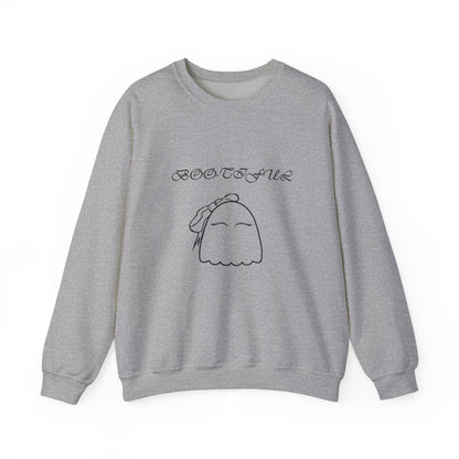 Ghostly “Boo-tiful” Halloween Crewneck Sweatshirt