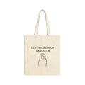 Certified Couch Gangster Pug Canvas Tote Bag