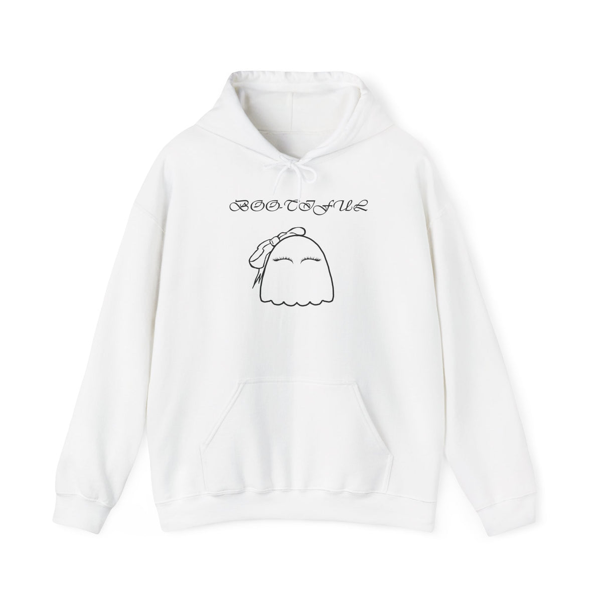 Cute Ghost “Boo-tiful” Halloween Hoodie
