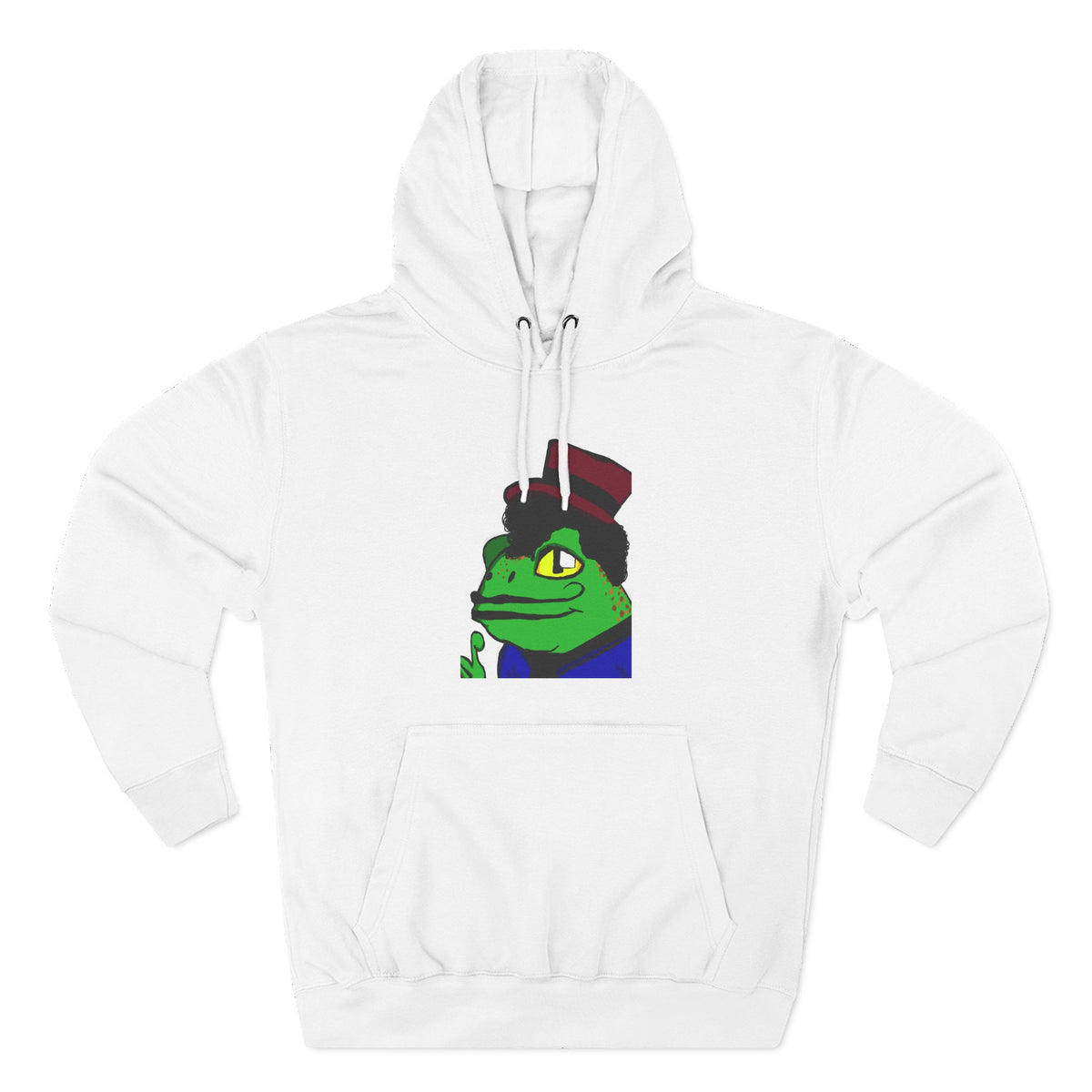 Frog in Top Hat Hoodie