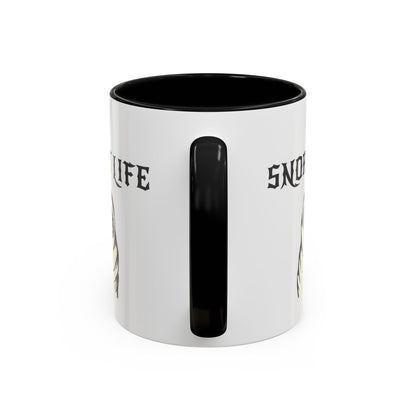 Snort Life Coffee Mug with Cute Pug Design