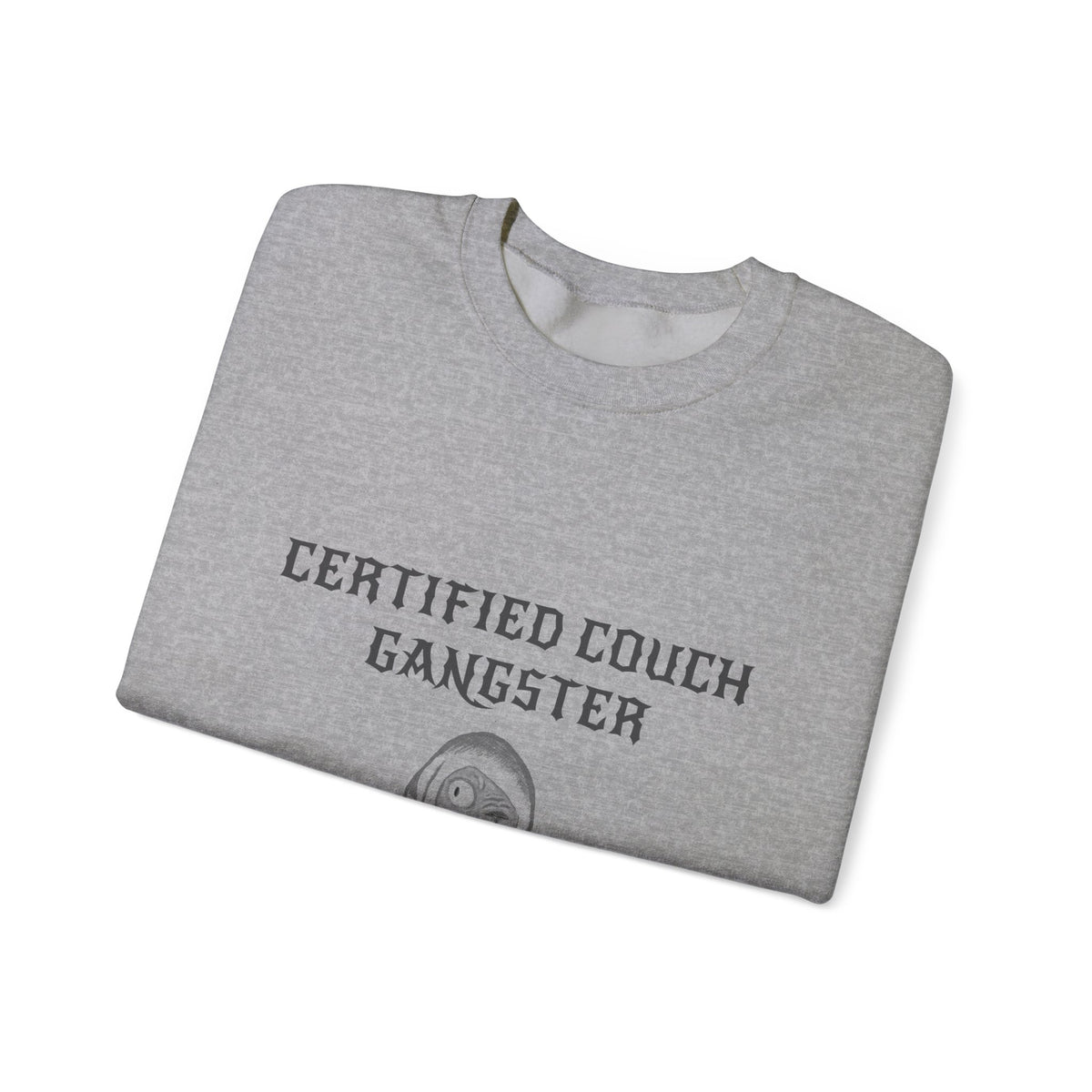 Certified Couch Gangster Pug Sweatshirt