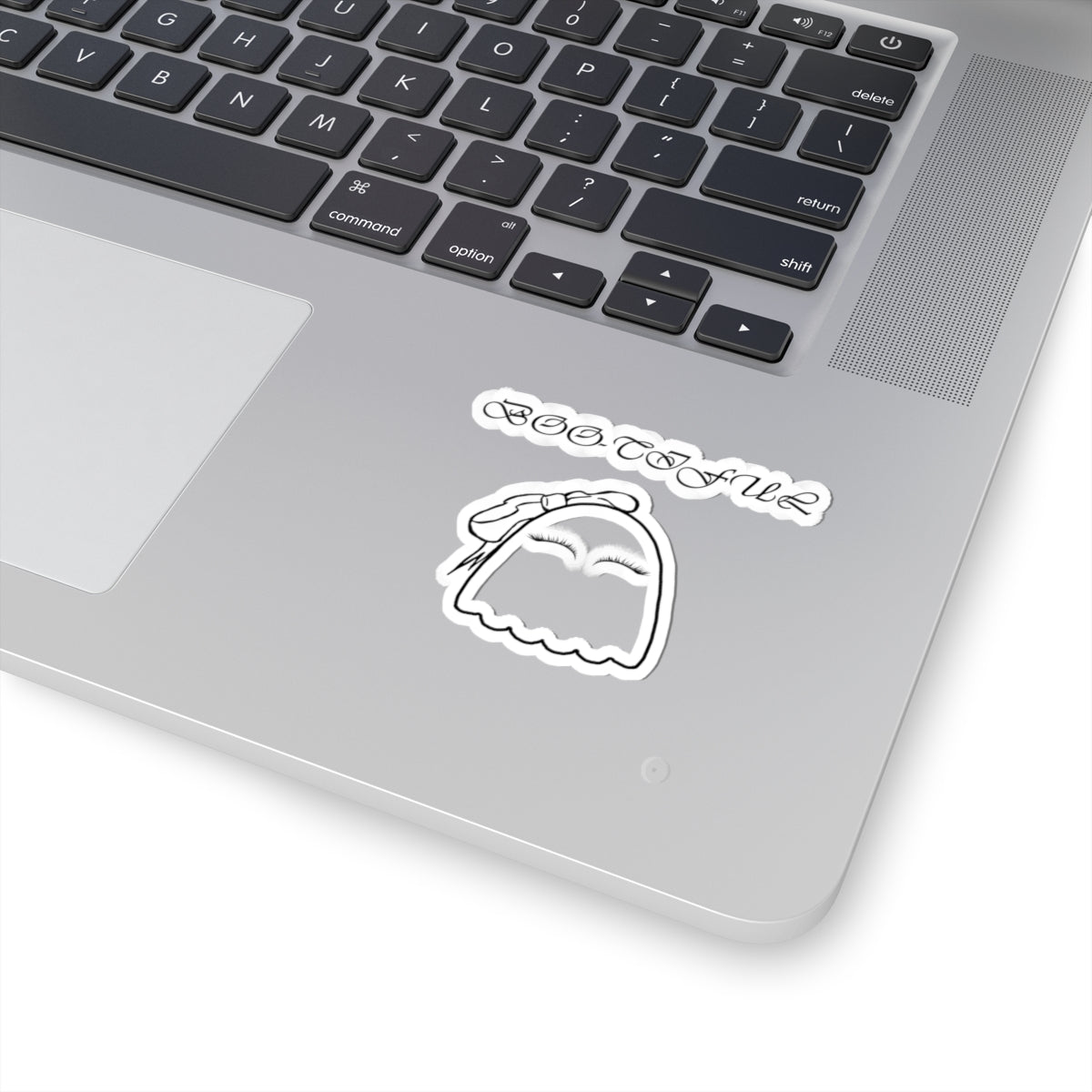 Boo-tiful Ghost Kiss-Cut Sticker