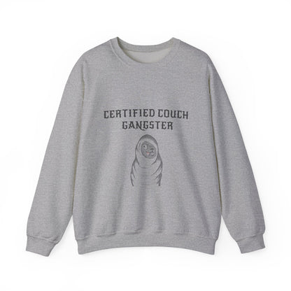 Certified Couch Gangster Pug Sweatshirt