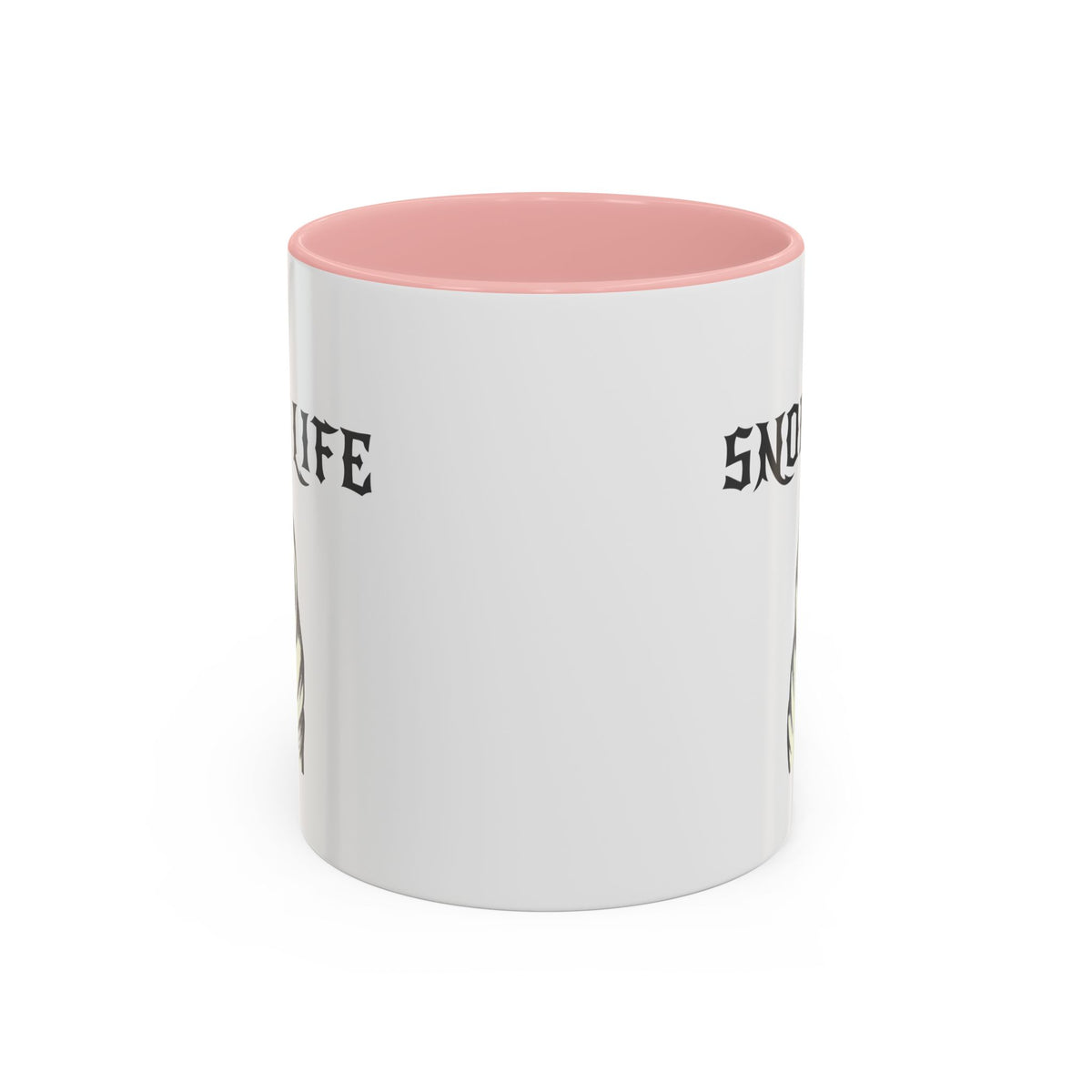 Snort Life Coffee Mug with Cute Pug Design