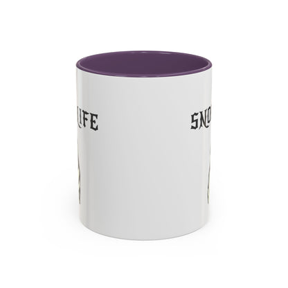 Snort Life Coffee Mug with Cute Pug Design