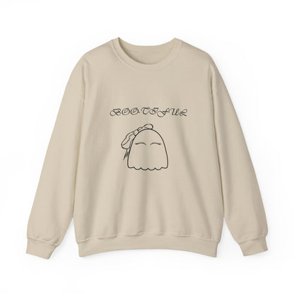 Ghostly “Boo-tiful” Halloween Crewneck Sweatshirt