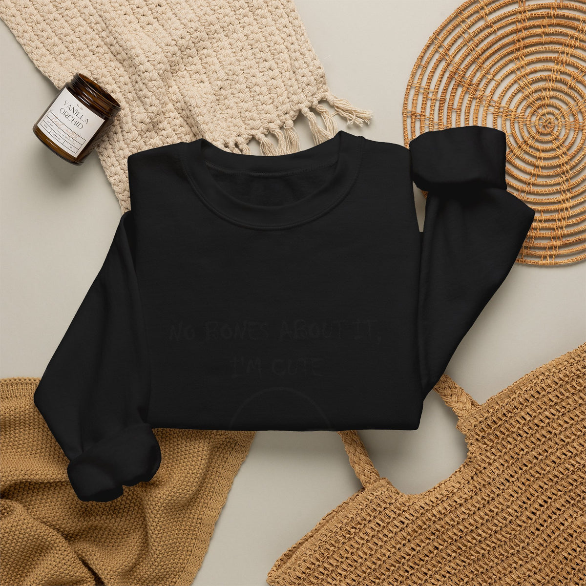 No Bones About It, I’m Cute Ghost Crewneck Sweatshirt