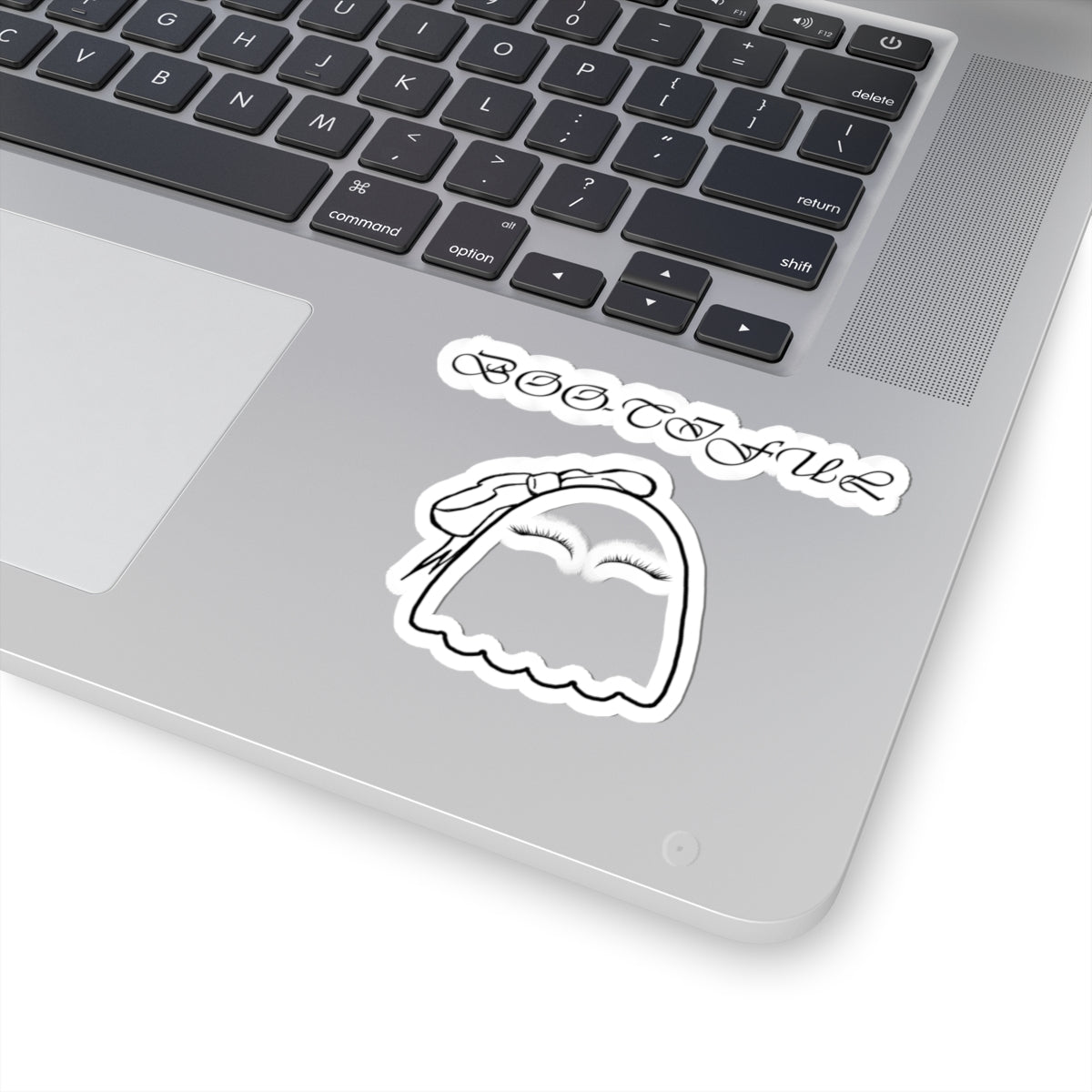 Boo-tiful Ghost Kiss-Cut Sticker