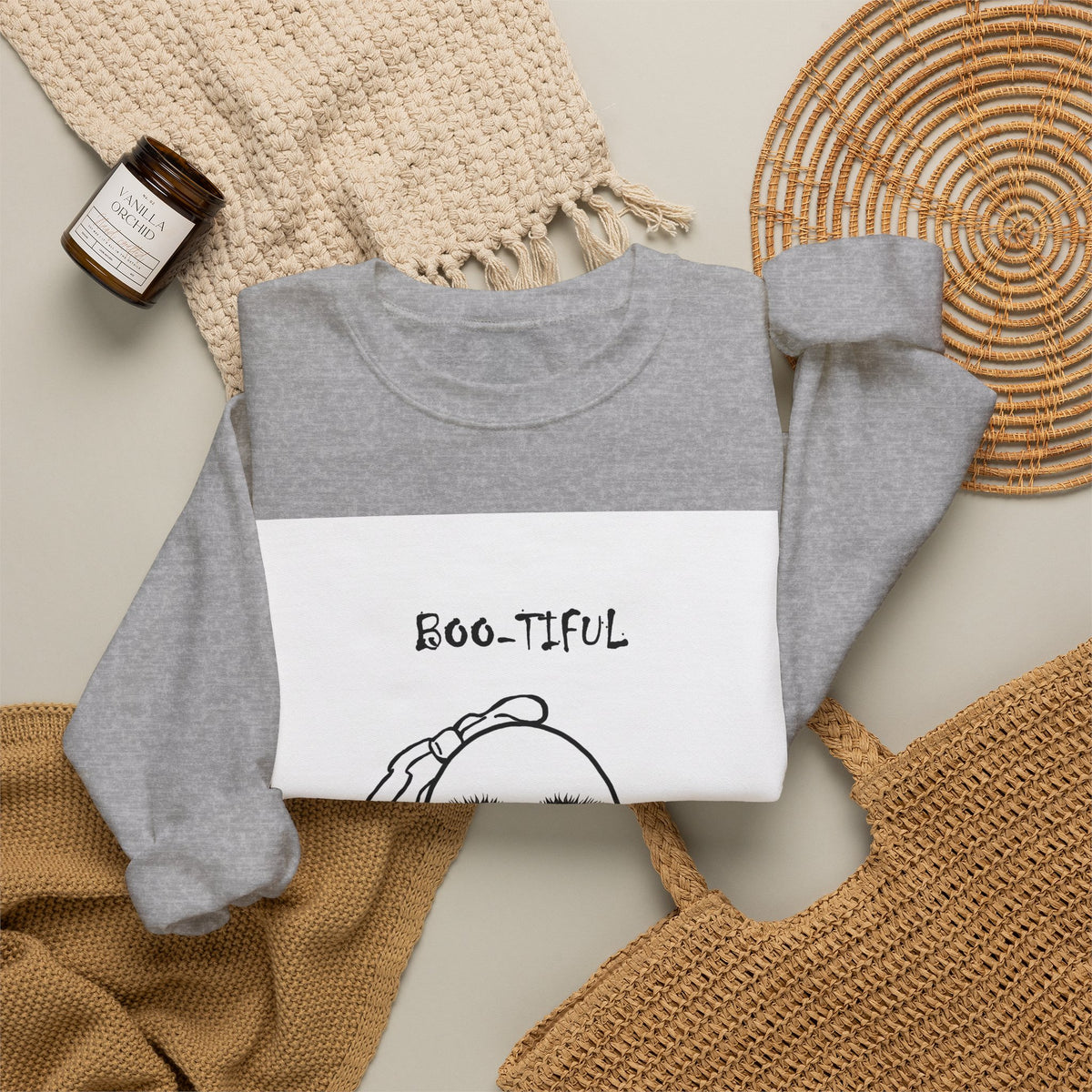 Boo-Tiful Ghost Crewneck Sweatshirt