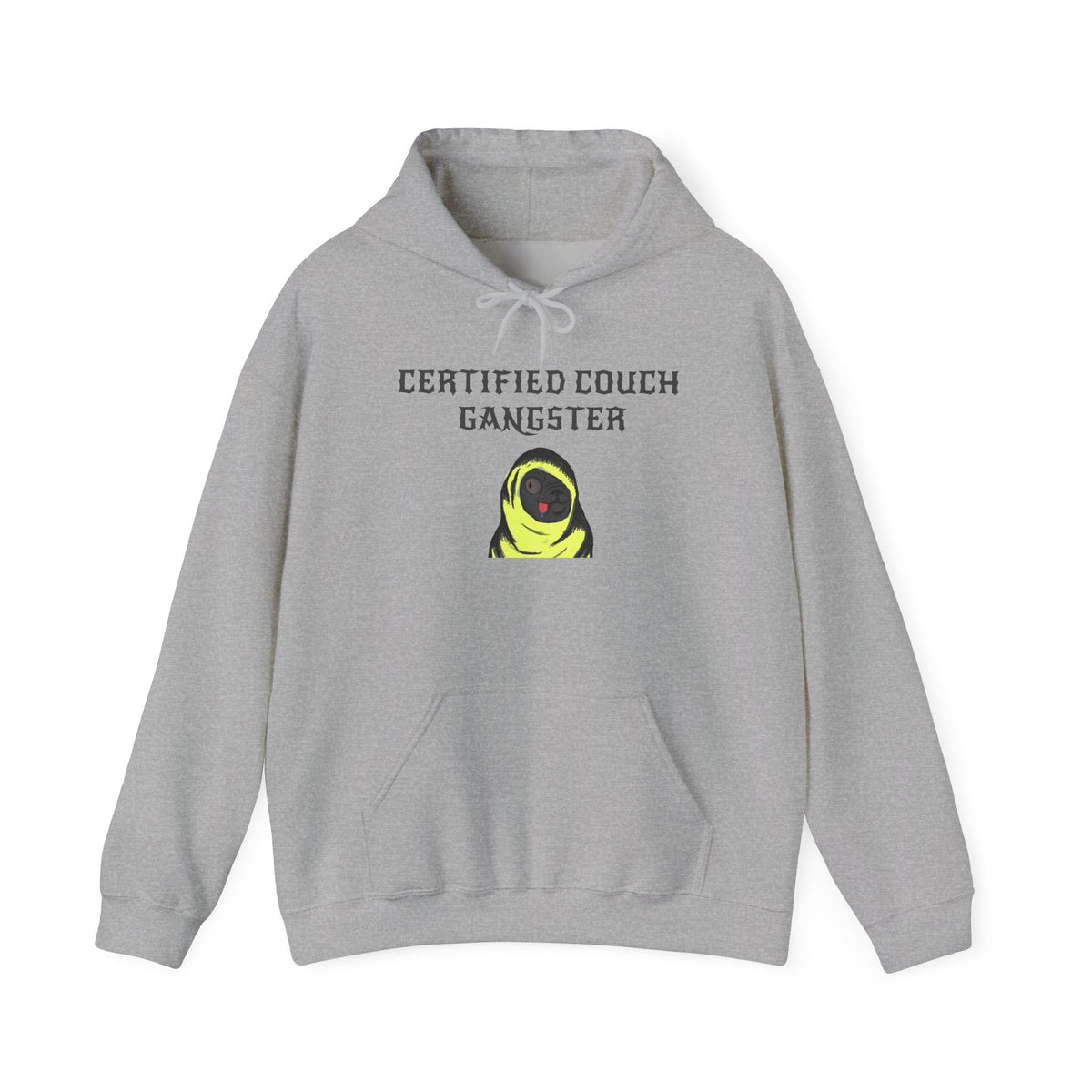 Certified Couch Gangster Graphic Hoodie