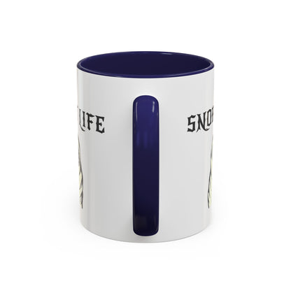 Snort Life Coffee Mug with Cute Pug Design