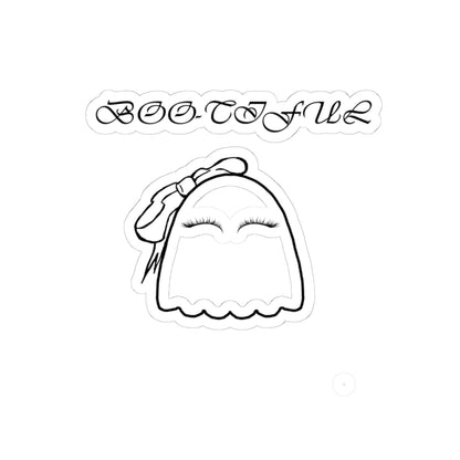 Boo-tiful Ghost Kiss-Cut Sticker