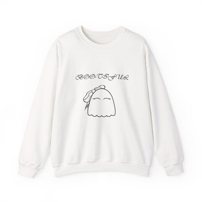 Ghostly “Boo-tiful” Halloween Crewneck Sweatshirt