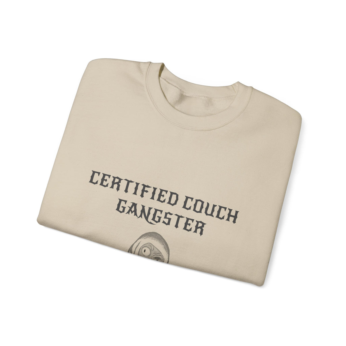 Certified Couch Gangster Pug Sweatshirt