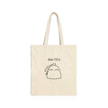 Boo-Tiful Ghost Halloween Cotton Canvas Tote Bag