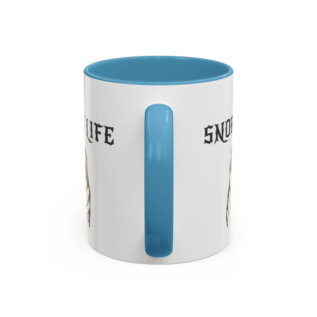 Snort Life Coffee Mug with Cute Pug Design