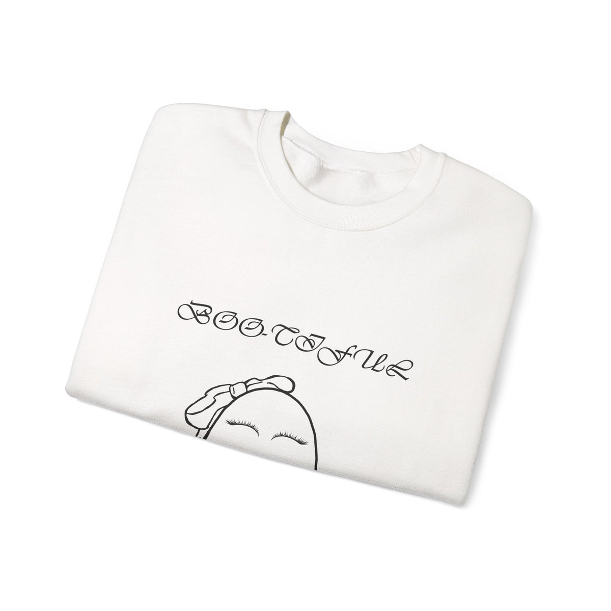 Ghostly “Boo-tiful” Halloween Crewneck Sweatshirt