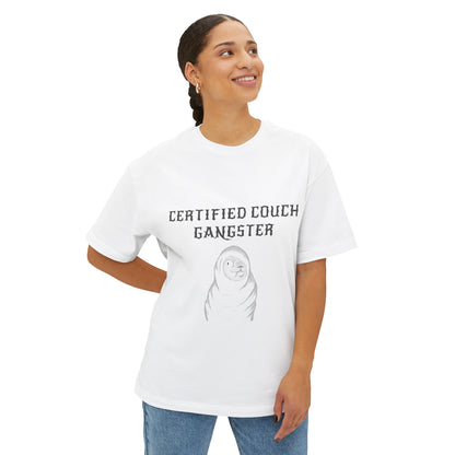 Certified Couch Gangster Pug T-Shirt