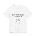Certified Couch Gangster Pug Graphic T-Shirt