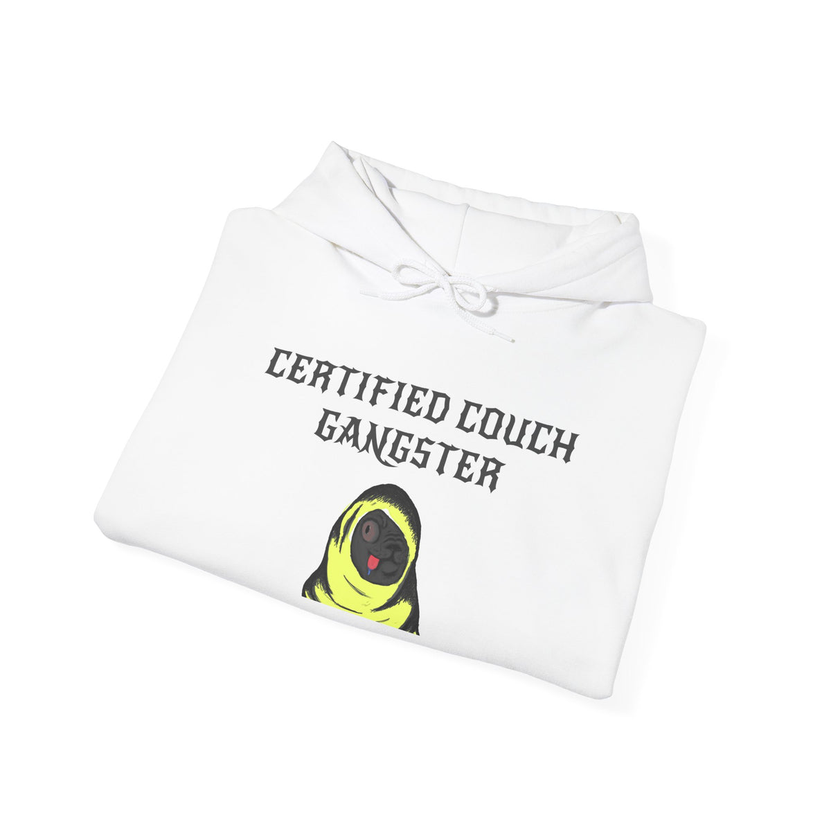 Certified Couch Gangster Graphic Hoodie
