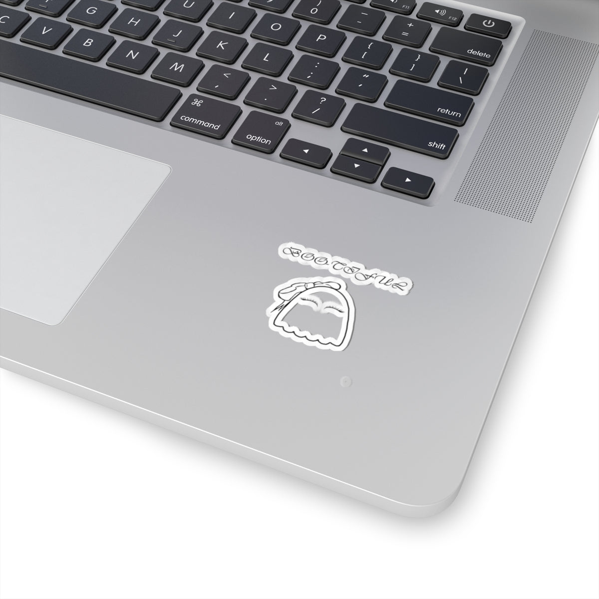 Boo-tiful Ghost Kiss-Cut Sticker