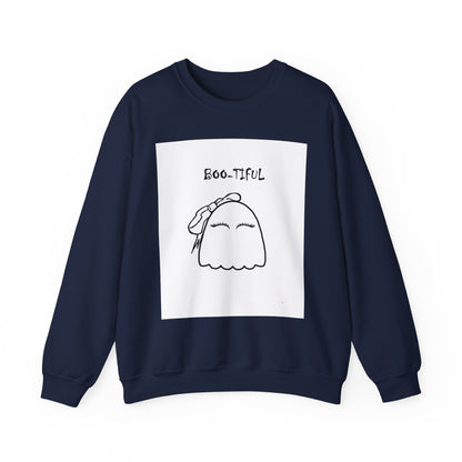 Boo-Tiful Ghost Crewneck Sweatshirt