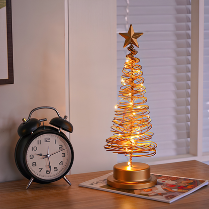 Christmas Tree Spiral Light – LED Tabletop Holiday Decoration