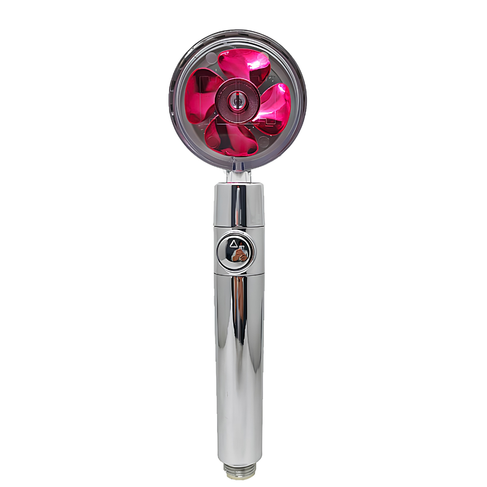 High-Pressure Filtered Shower Head – Turbo Fan, Water-Saving