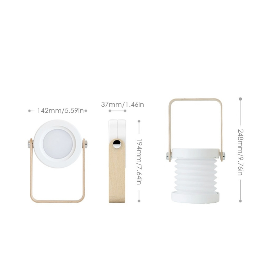 Foldable LED Book Lamp – Rechargeable Touch Night Light