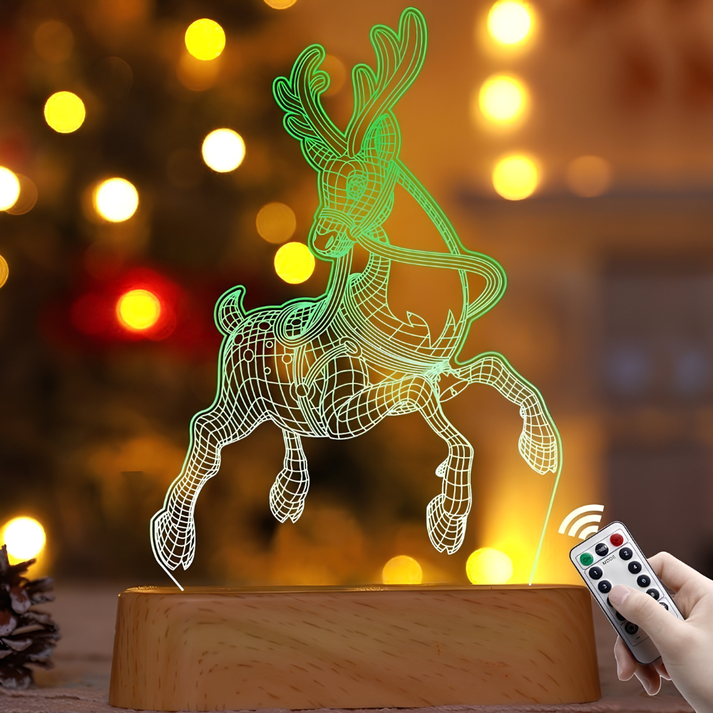 Christmas 3D Illusion Night Light