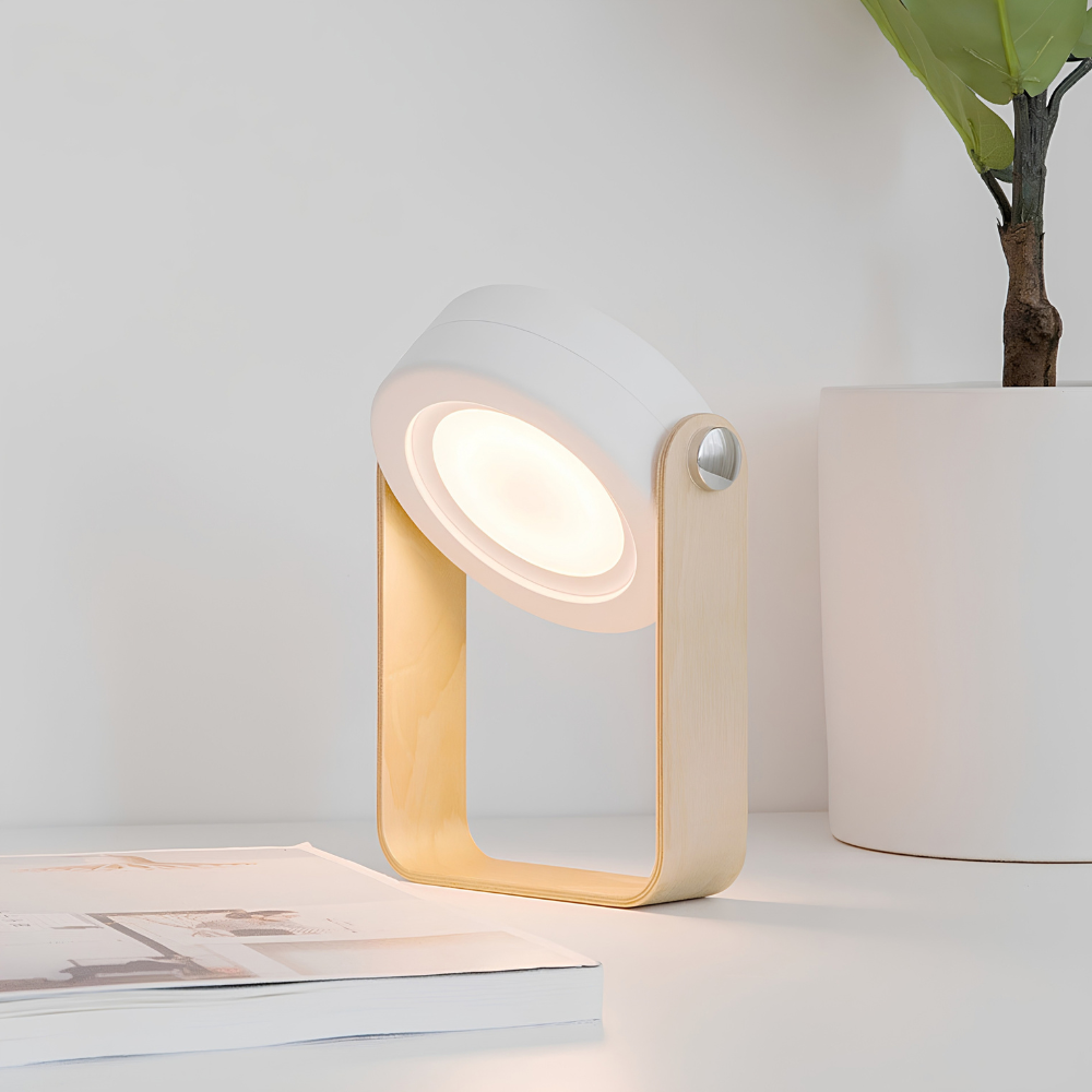 Foldable LED Book Lamp – Rechargeable Touch Night Light