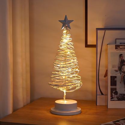 Christmas Tree Spiral Light – LED Tabletop Holiday Decoration