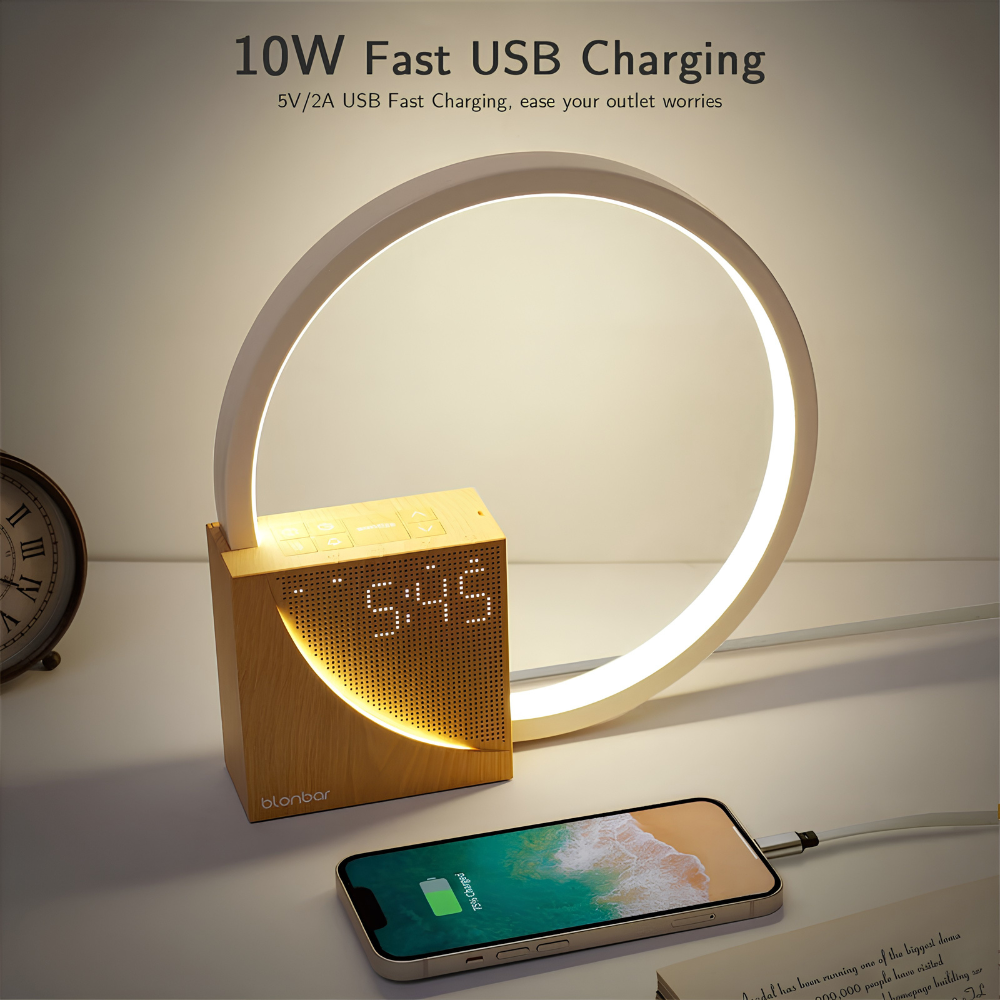 Bedside Sunrise Alarm Lamp – 10 Nature Sounds
