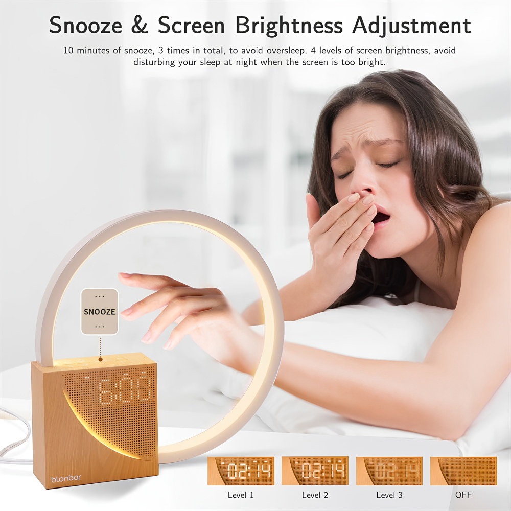 Bedside Sunrise Alarm Lamp – 10 Nature Sounds