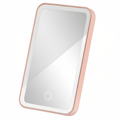 Travel LED Makeup Mirror – Lighted Vanity Case with Storage