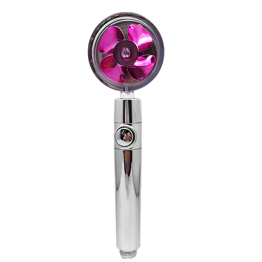 High-Pressure Filtered Shower Head – Turbo Fan, Water-Saving
