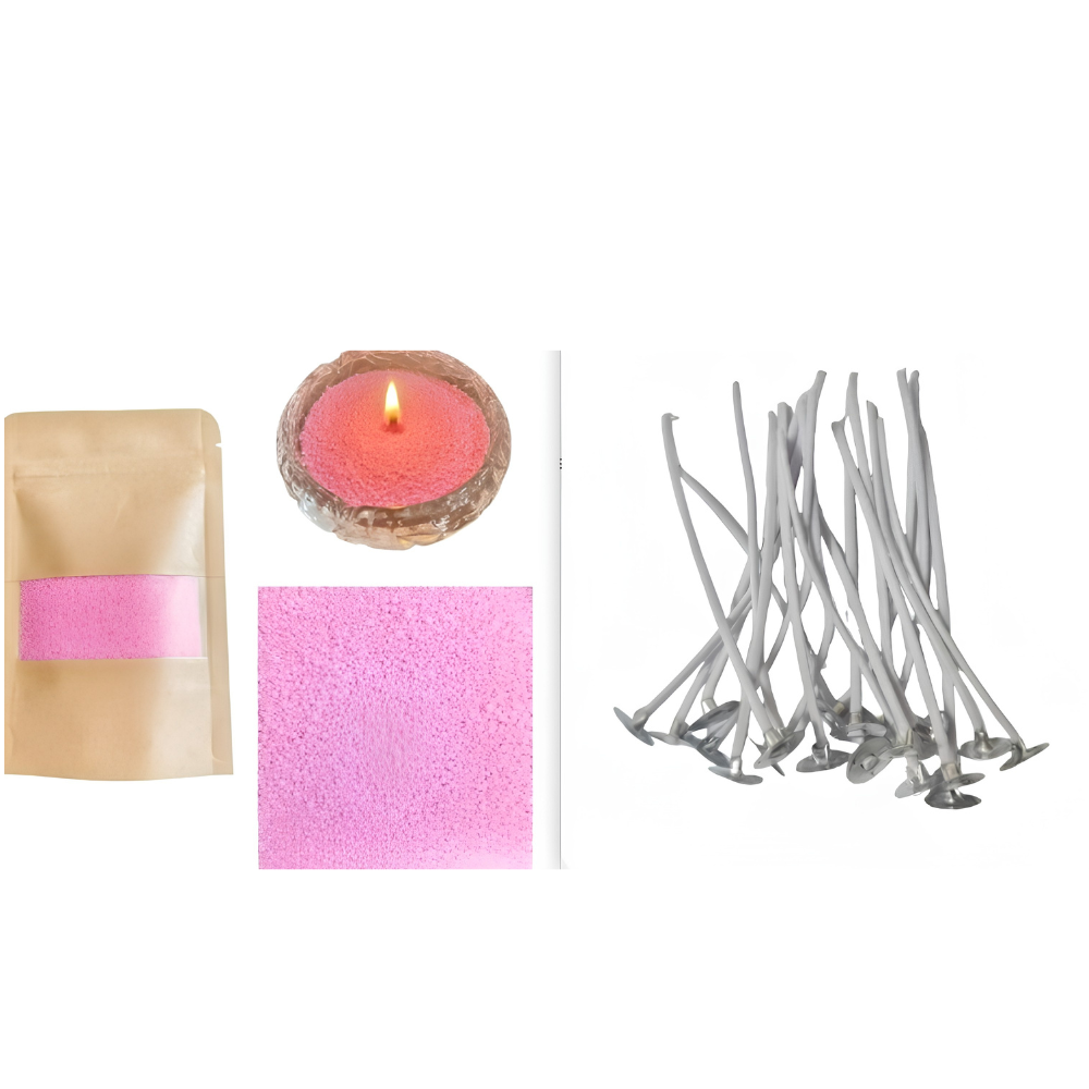 Pour, Wick, Light – No-Mess DIY Candle Sand Beads