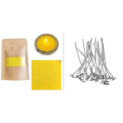 Pour, Wick, Light – No-Mess DIY Candle Sand Beads